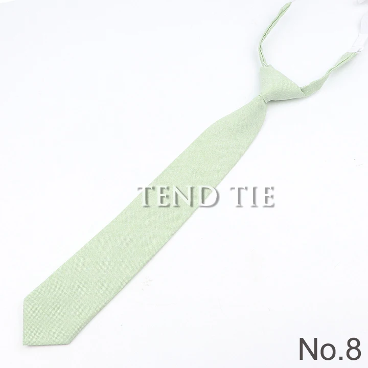 Boys Girls Skinny Ties Casual Floral Solid Color Cotton Small Tie Slim Lazy person Student Tie For Wedding Party Schhol Cravat