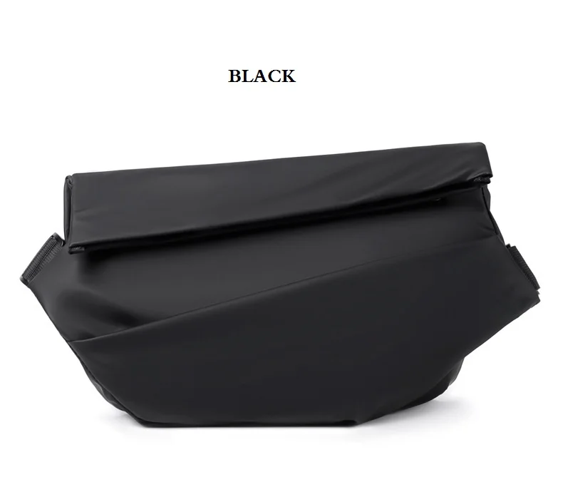 Men's Functional Crossbody Bag Waterproof Messenger Bag with Magnetic Buckle Large Capacity Chest Bag for Daily Commute&Cycling