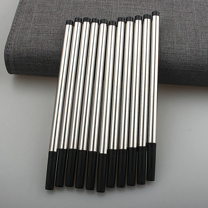 Hight Quality 5/10pc Blue Or Black Offer Special Roller Ball Pen Ink Refills Ballpoint Pen Refill Office School