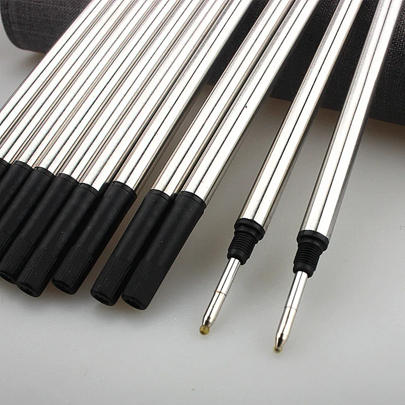 Hight Quality 5/10pc Blue Or Black Offer Special Roller Ball Pen Ink Refills Ballpoint Pen Refill Office School