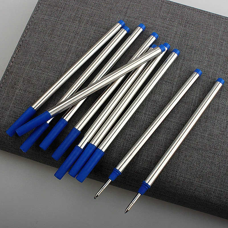 Hight Quality 5/10pc Blue Or Black Offer Special Roller Ball Pen Ink Refills Ballpoint Pen Refill Office School