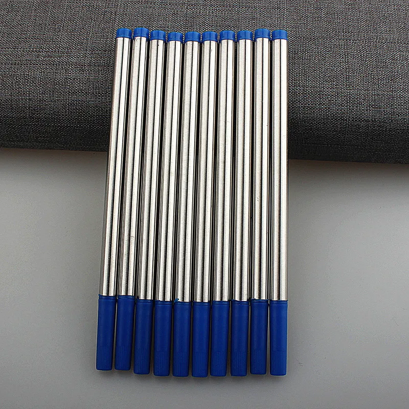 Hight Quality 5/10pc Blue Or Black Offer Special Roller Ball Pen Ink Refills Ballpoint Pen Refill Office School