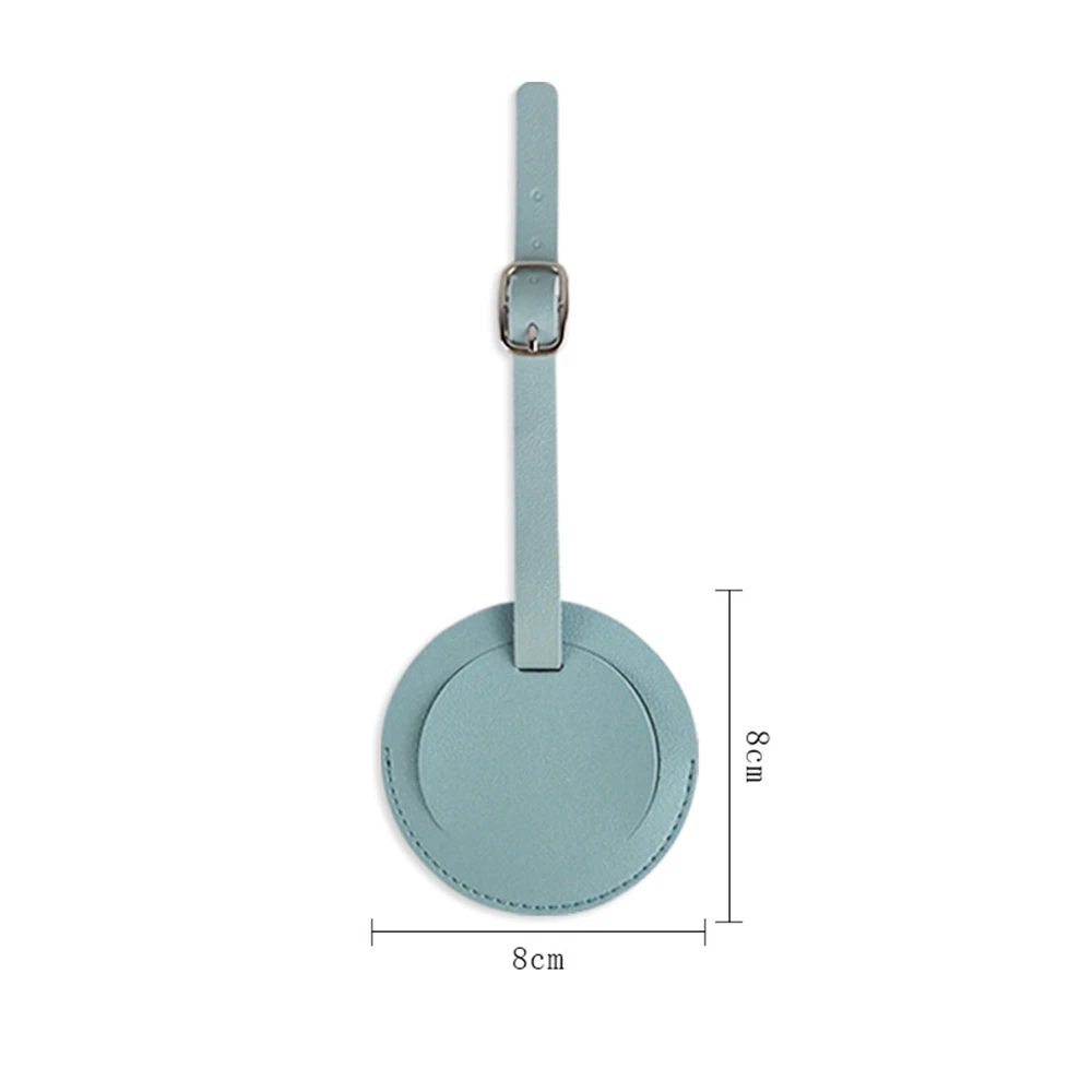 Fancy Lovely Round Luggage Tag Custom Letters Popular Travel Accessories Suitcase Baggage Card Tag DIY Personalize Initials Gift