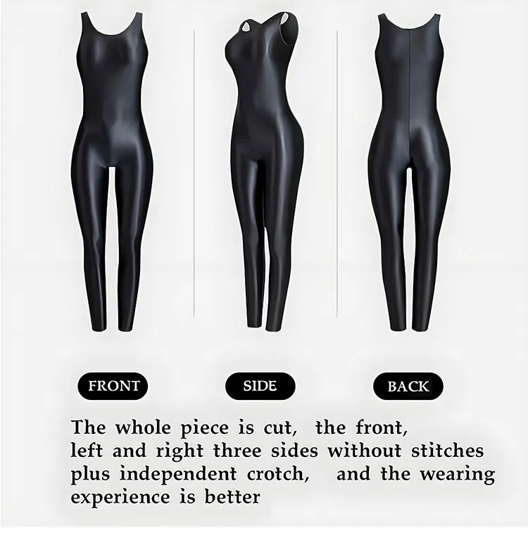 Tights One-Piece Training Suit Vest Dance Suit Sports Yoga Bike Wetsuit Performance Suit Sexy Women Silky Smooth Swimsuit