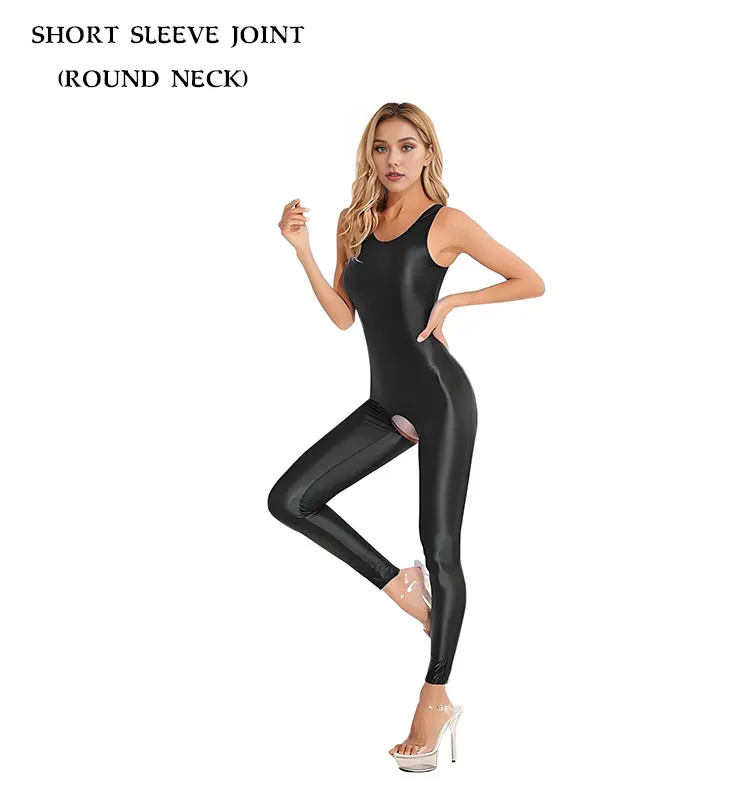 Tights One-Piece Training Suit Vest Dance Suit Sports Yoga Bike Wetsuit Performance Suit Sexy Women Silky Smooth Swimsuit