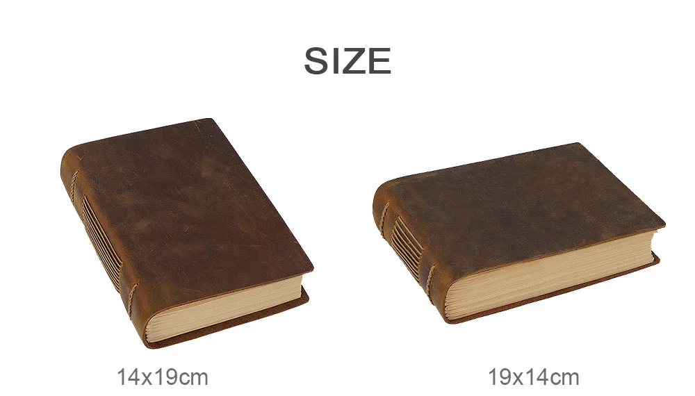 High quality vintage Handmade notebook Original Sketch organizer Retro Leather Notepad environmental paper Creative Notebook