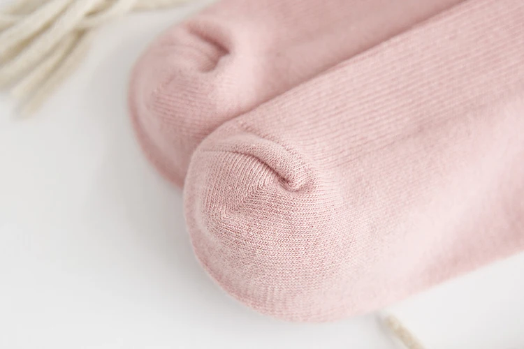 Japanese Style High School Girls High Socks Cotton Solid Color Loose Long Socks Cotton Knitting Black White Coffee Women's Socks