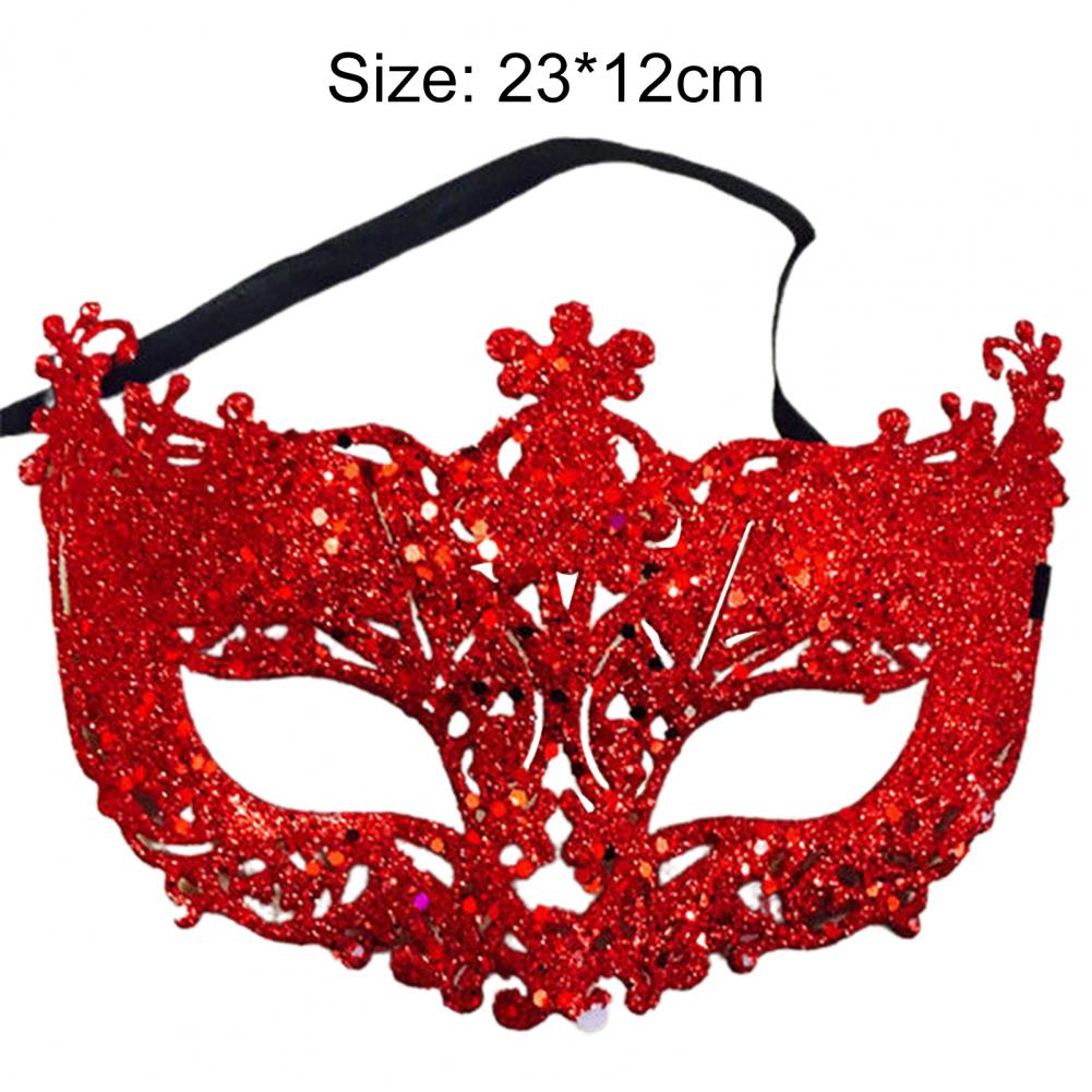 Glitter Anime Cosplay Mask Masquerade Face Mask Sexy Prom Party Props Costume Halloween Mask Nightclub Queen Eye Mask Babydolls