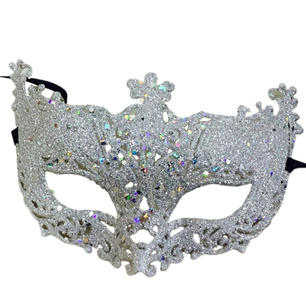 Glitter Anime Cosplay Mask Masquerade Face Mask Sexy Prom Party Props Costume Halloween Mask Nightclub Queen Eye Mask Babydolls