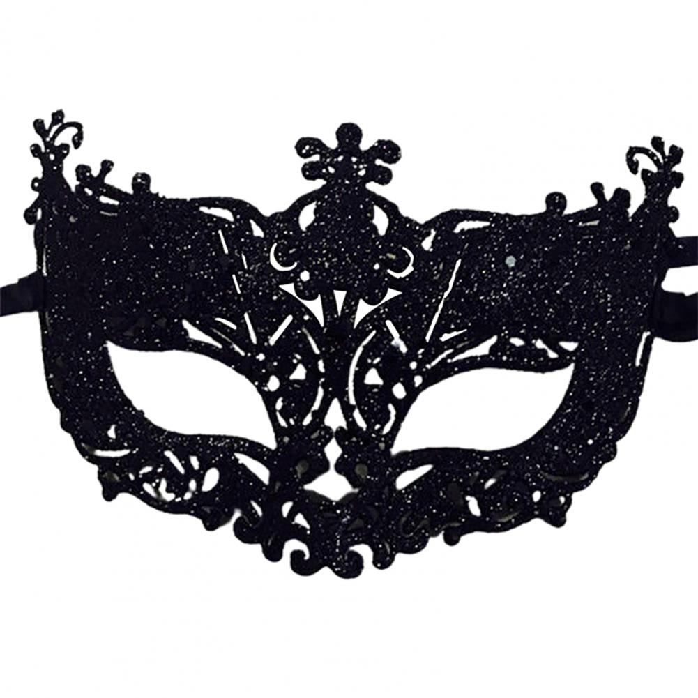 Glitter Anime Cosplay Mask Masquerade Face Mask Sexy Prom Party Props Costume Halloween Mask Nightclub Queen Eye Mask Babydolls