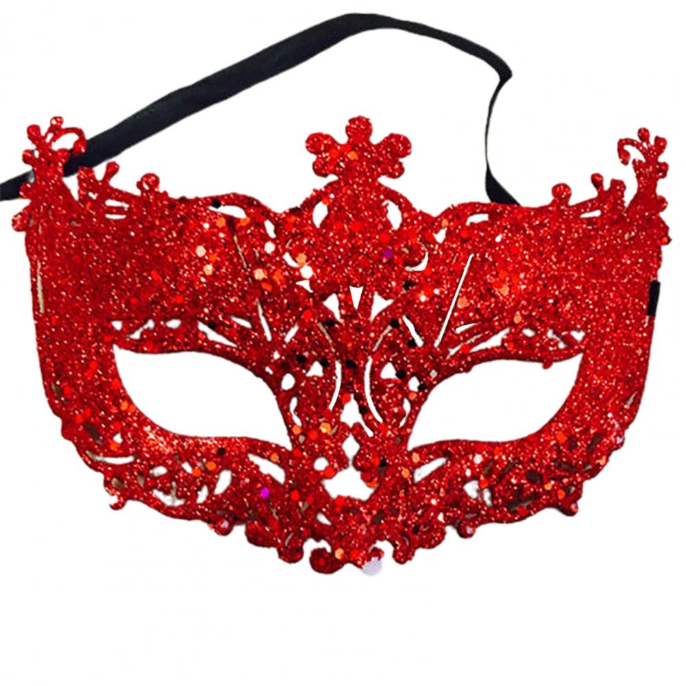 Glitter Anime Cosplay Mask Masquerade Face Mask Sexy Prom Party Props Costume Halloween Mask Nightclub Queen Eye Mask Babydolls