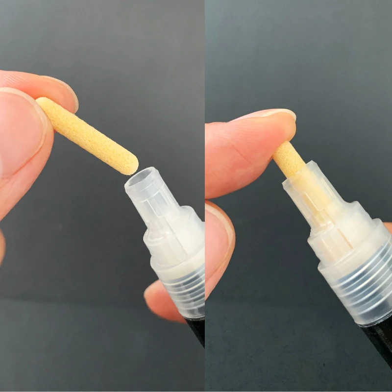 3/10pcs Replacement Nibs Tips Oblique Square Round Nibs For Repair Marker Acrylic Paint Marker Pen