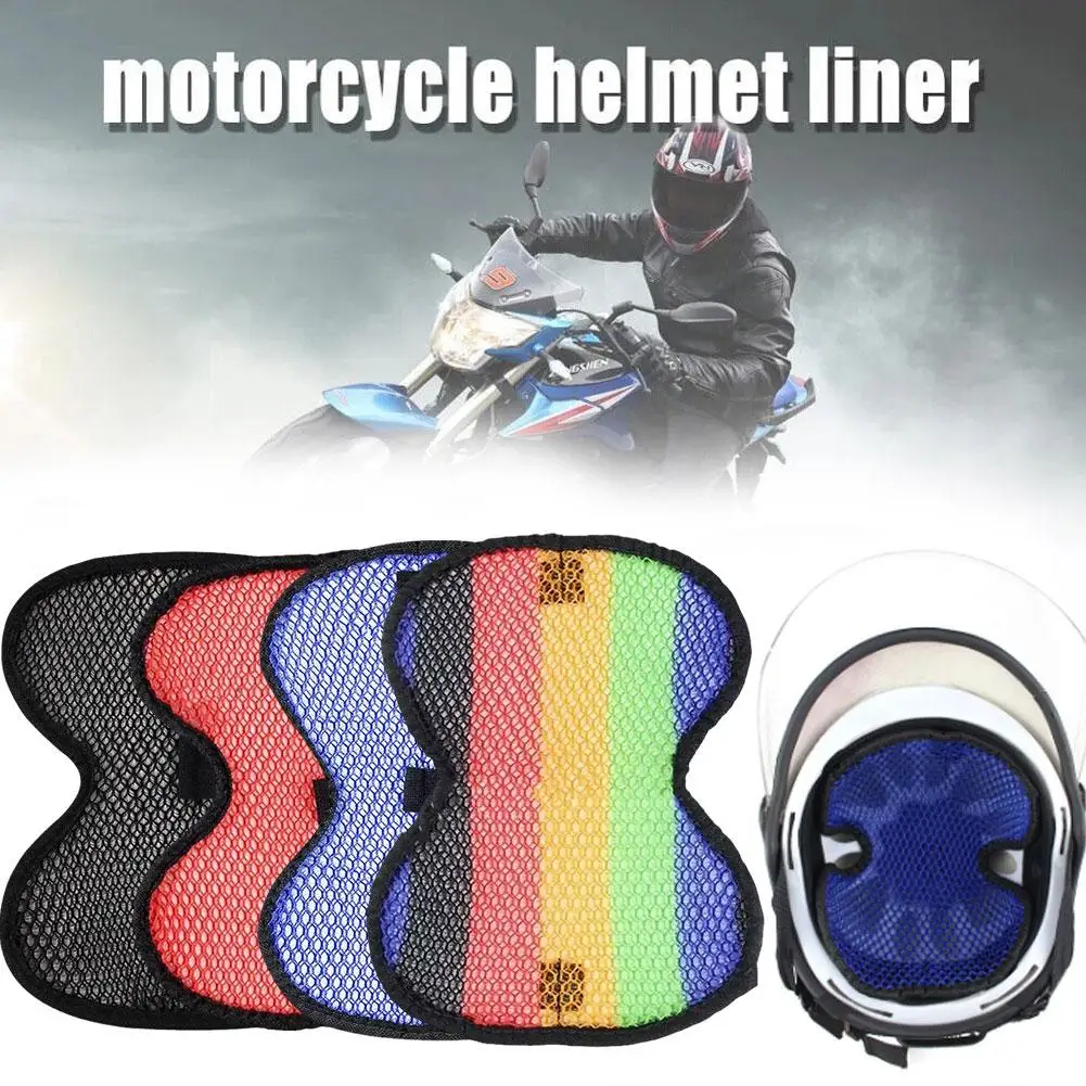 Motorcycle Helmet Insert Liner Cap Cushion Pad Breathable Quick-drying Sweat Wicking Helmet Insulation Lining Pad