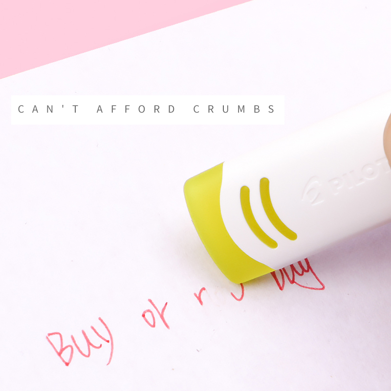 Japan PILOT Erasable Pen Special Rubber / Friction Eraser EFR-6 Easy To Erase Handwriting Erasers 1Pcs