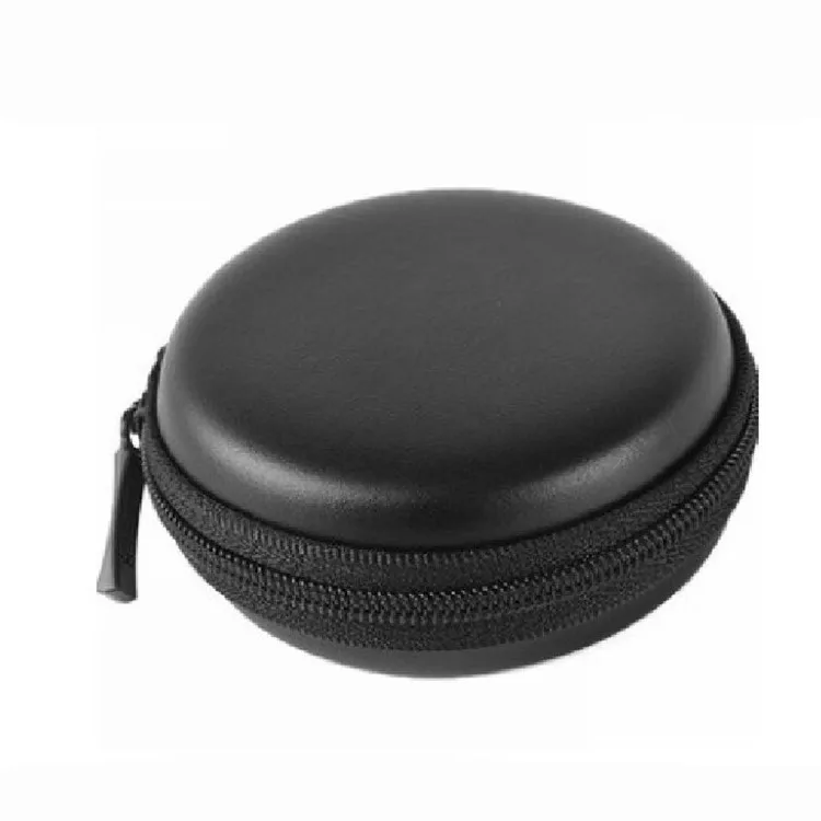 Earphone Storage Case PU Mini Carrying Hard Bag Box Case For Earphone Headphone Accessories Earbuds Memory Card USB Cable