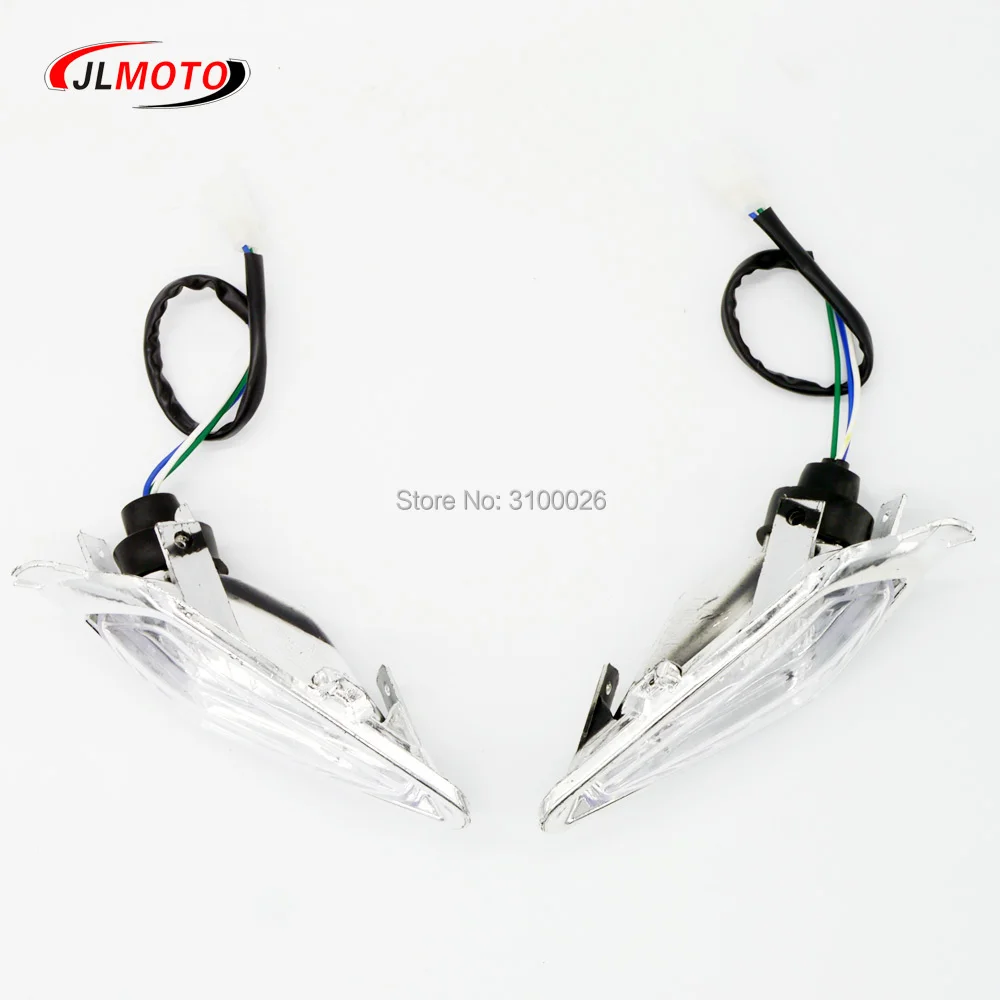 1Pair/2pcs Front Light of Jinling Actionbikes Nirtro 50cc 70cc 110cc 125cc Kids Mini ATV Quad Bike JLA-07-06 S-12 S-14 Parts