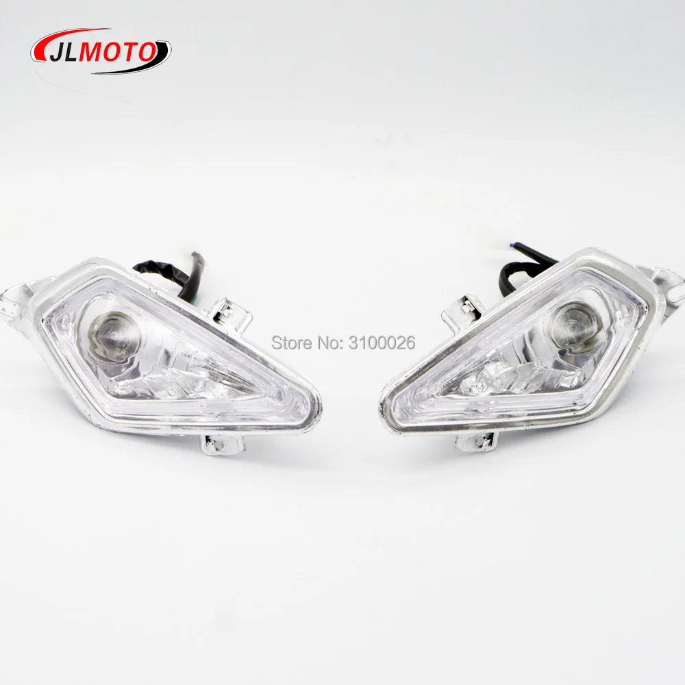 1Pair/2pcs Front Light of Jinling Actionbikes Nirtro 50cc 70cc 110cc 125cc Kids Mini ATV Quad Bike JLA-07-06 S-12 S-14 Parts