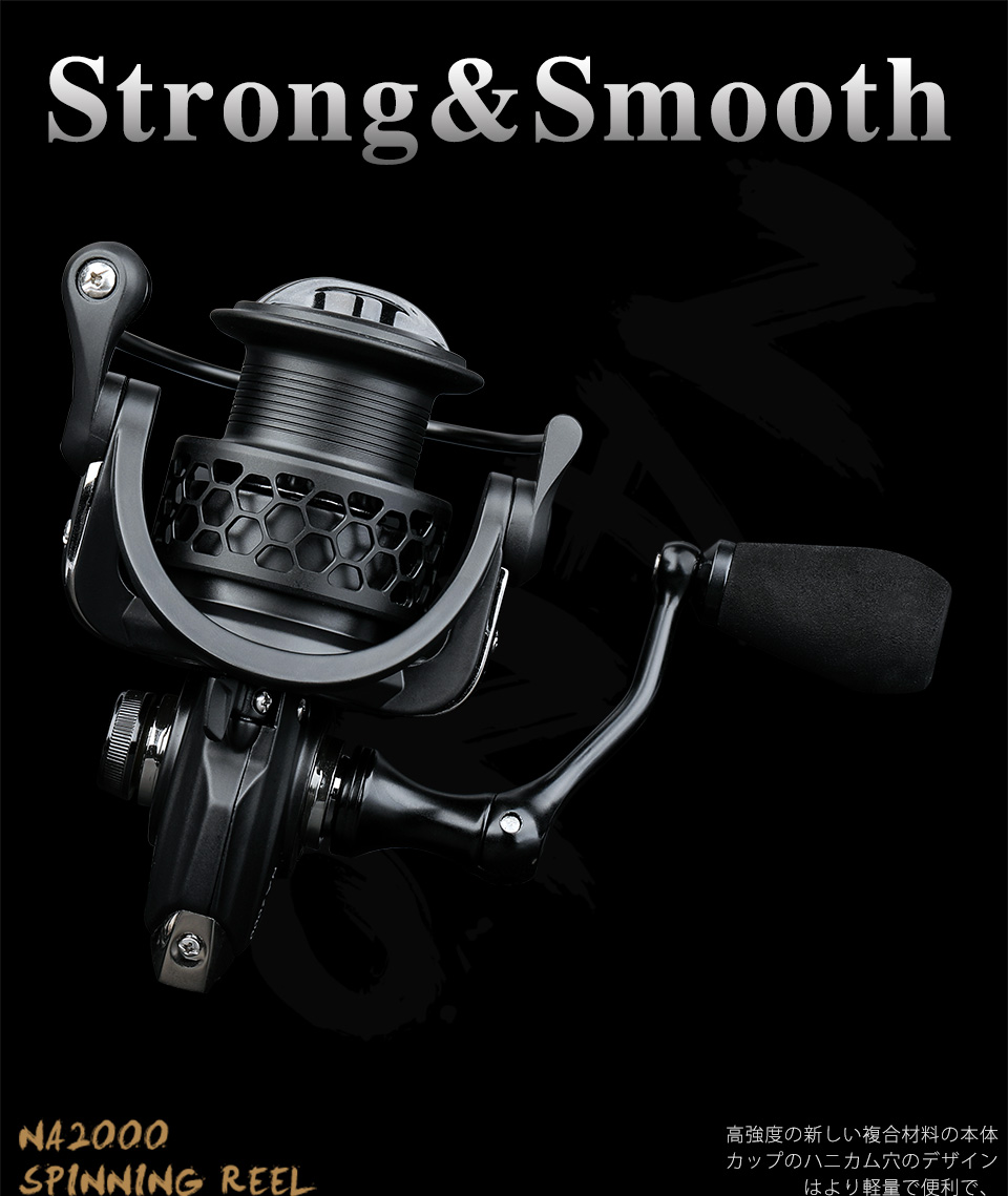 TSURINOYA NA 2000 3000 4000 5000 Spinning Fishing Reel Hot Sale 12KG Max Drag Power Fishing Reel Bass Pike Fishing Line Spool