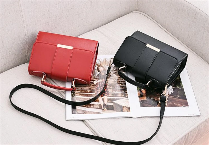 Retro Women Handbag Ladies Crossbody Messenger Bags High Quality PU Leather Female Flap Shoulder Bag New Arrival