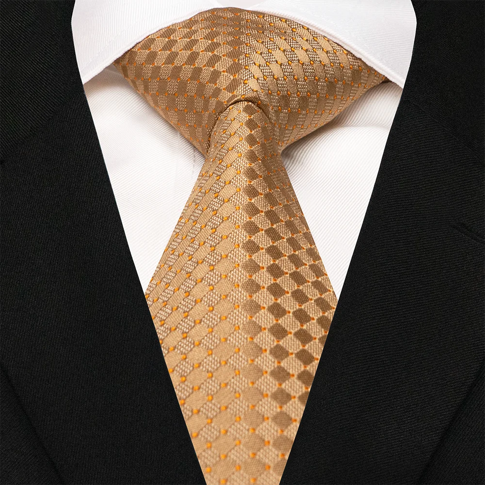 EASTEPIC 8 cm Stylish Check Ties for Men in Fine Apparel Blue Striped Tie Men's Necktie Quality Accessory Social Occasion