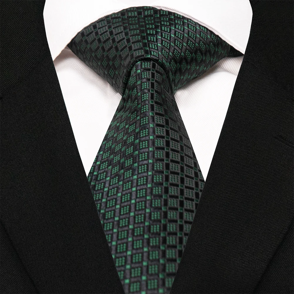 EASTEPIC 8 cm Stylish Check Ties for Men in Fine Apparel Blue Striped Tie Men's Necktie Quality Accessory Social Occasion