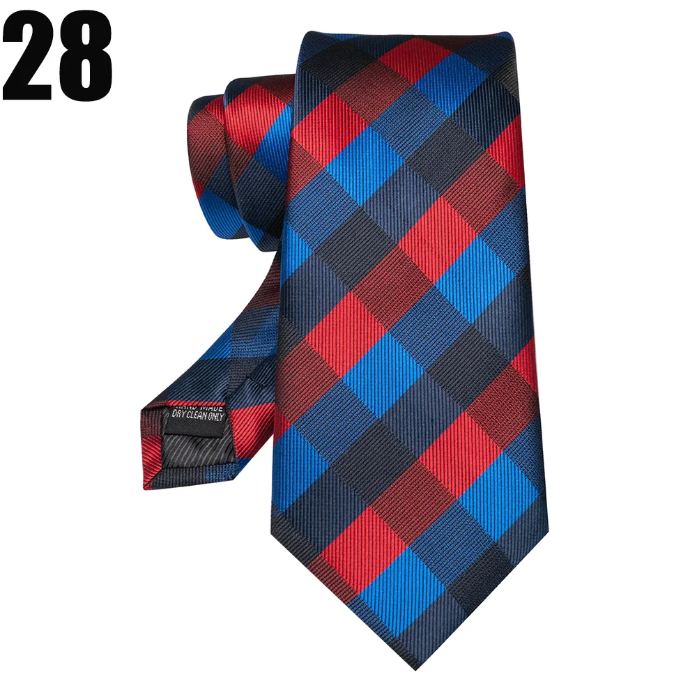 EASTEPIC 8 cm Stylish Check Ties for Men in Fine Apparel Blue Striped Tie Men's Necktie Quality Accessory Social Occasion