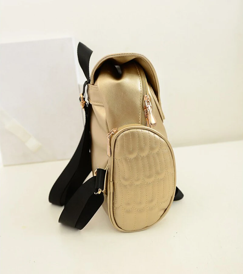 Yogodlns Fashion Women Backpack Newest Stylish Cool Black PU Leather Owl Backpack Female Hot Sale Women shoulder bag school bags