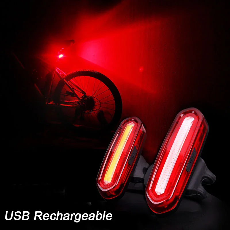 Bicycle Tail Lamp Waterproof Bicycle Light LED Bike Rear Lights High Bright Night Cycling Safety Warning Lamp Road MTB Lantern