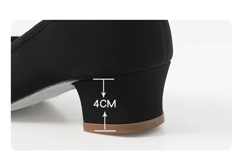 Women Classical Dance Shoes Character Shoes Girl Modern Dance Training Dancing Shoes High Heel Practise Shoes