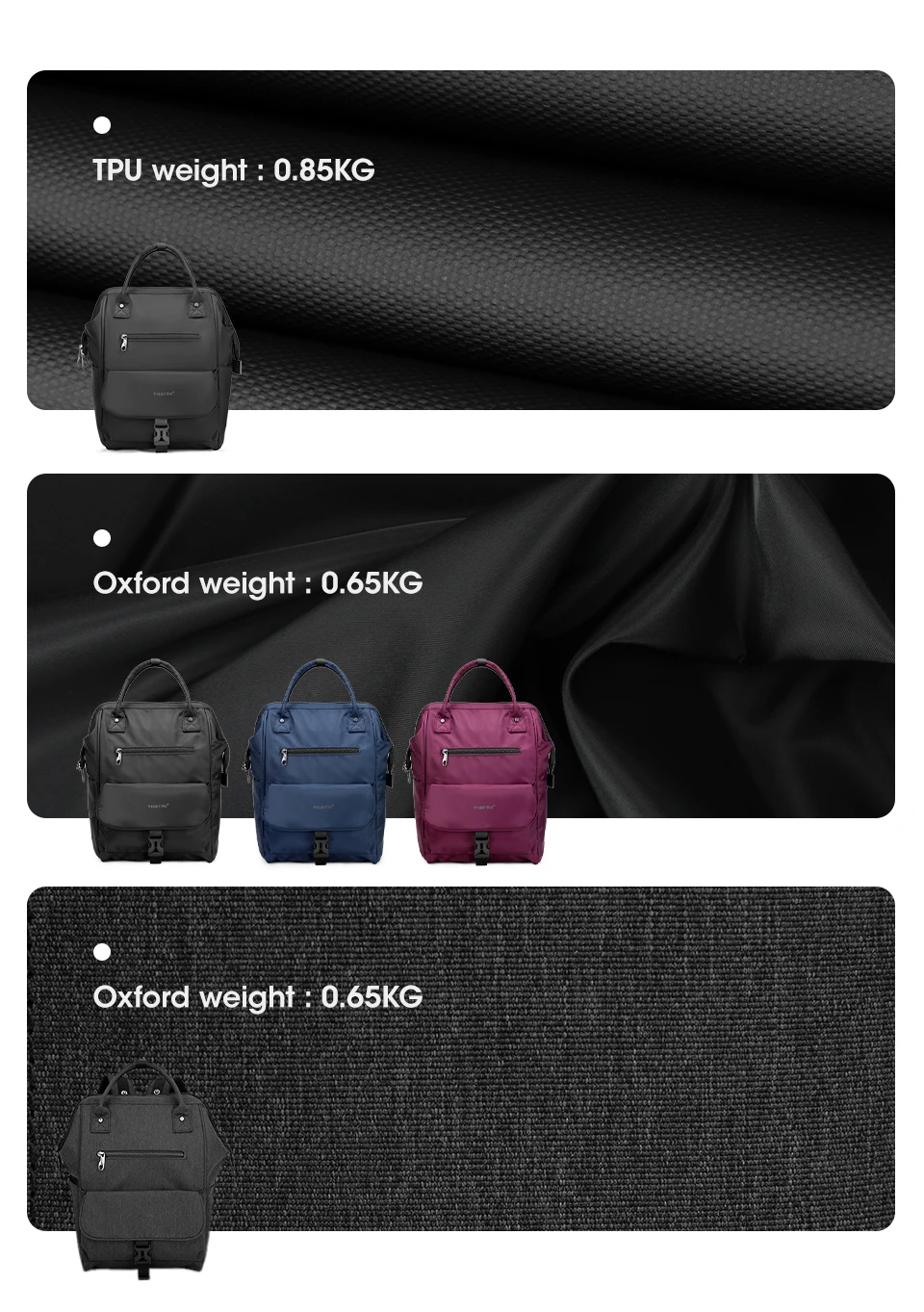 Tigernu New Ladies Casual Backpack For Women Splashproof TPU Travel Camping Female Handbags Light Weight Hiking School Backpacks