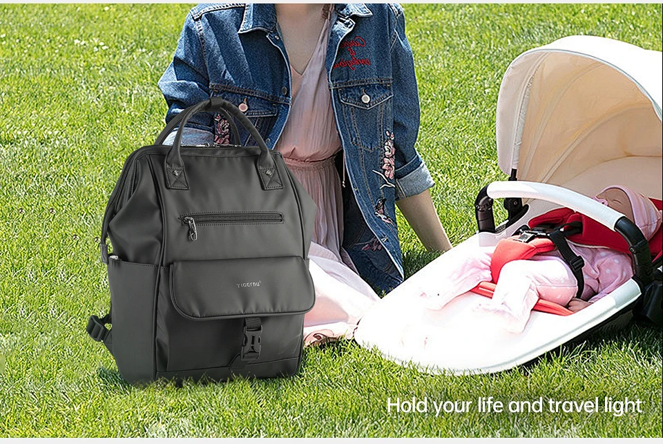Tigernu New Ladies Casual Backpack For Women Splashproof TPU Travel Camping Female Handbags Light Weight Hiking School Backpacks