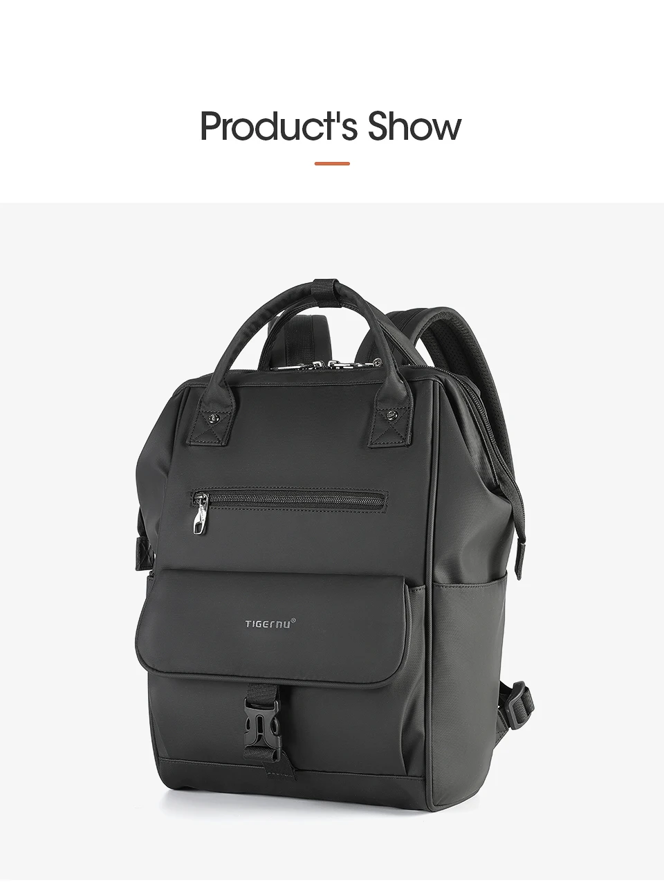 Tigernu New Ladies Casual Backpack For Women Splashproof TPU Travel Camping Female Handbags Light Weight Hiking School Backpacks