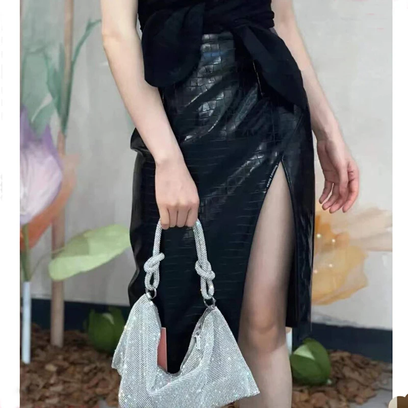luxury Designer hobo shoulder bag handmade Shining Rhinestones Evening clutch Bag Purse Crystal Purses and handbag Hobo Bags