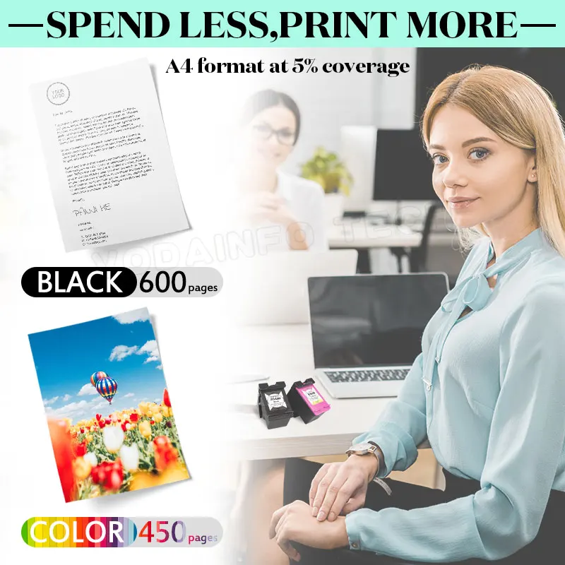 Royek 304XL Ink Cartridge Replacement For HP 304 HP304 XL Deskjet Envy 2620 2630 2632 5030 5020 5032 3720 3730 5010 Printer