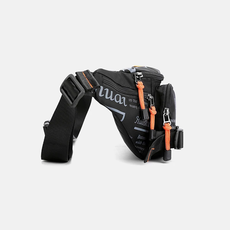 Men Nylon Waist Pack Belt Bag Running Waterproof Multi-purpose Travel Male Sling Chest Fanny Pack Bum Hip Bags