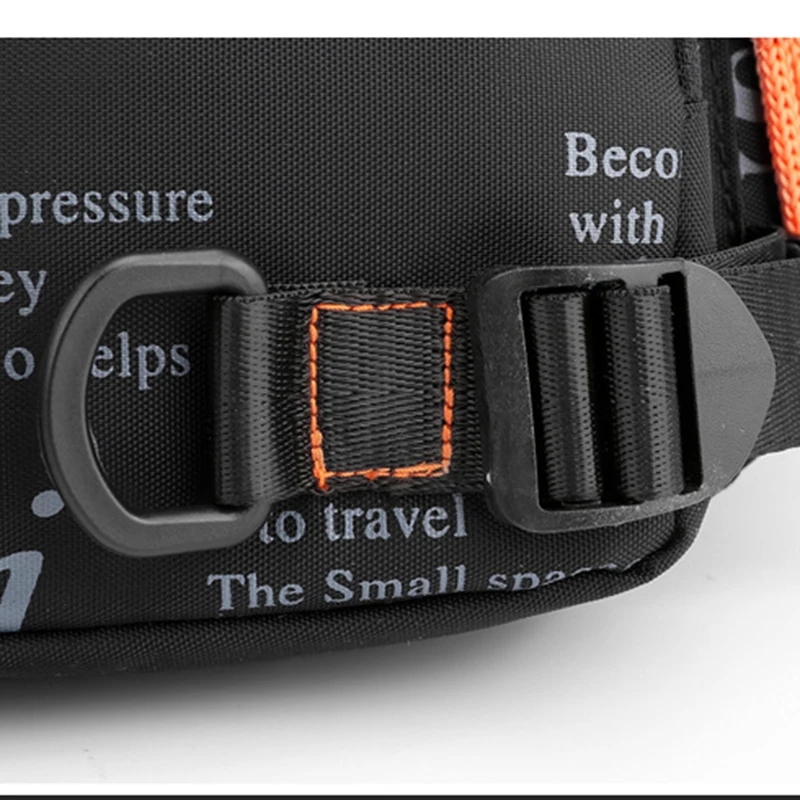 Men Nylon Waist Pack Belt Bag Running Waterproof Multi-purpose Travel Male Sling Chest Fanny Pack Bum Hip Bags