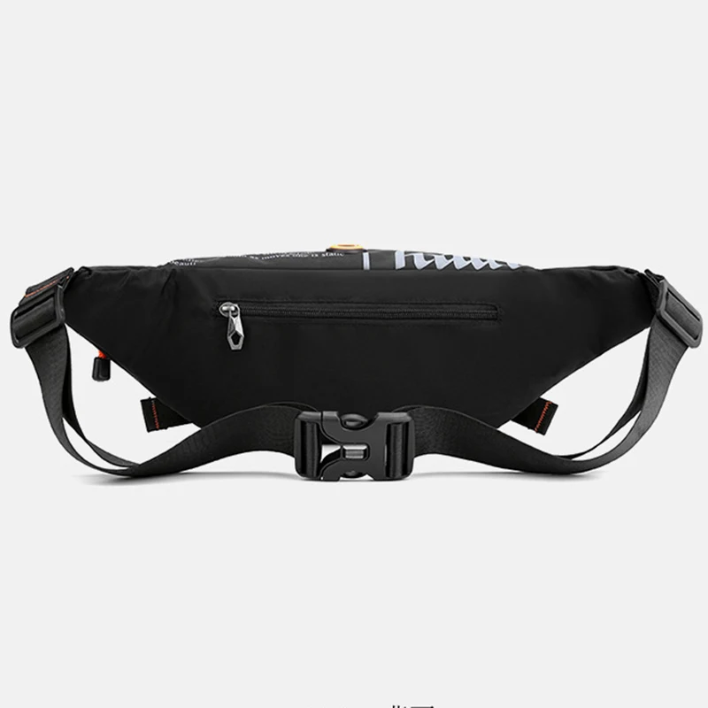 Men Nylon Waist Pack Belt Bag Running Waterproof Multi-purpose Travel Male Sling Chest Fanny Pack Bum Hip Bags