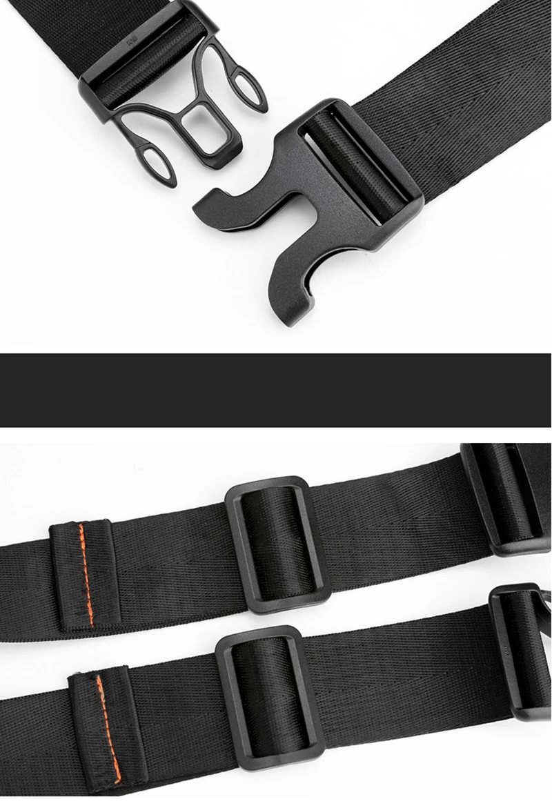 Men Nylon Waist Pack Belt Bag Running Waterproof Multi-purpose Travel Male Sling Chest Fanny Pack Bum Hip Bags