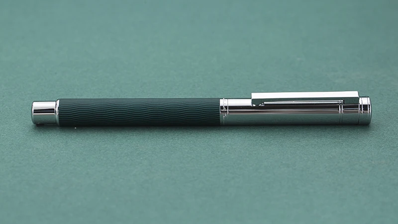 HongDian 1843 Metal Fountain Pen Voyager Series Beautiful Ripples Iridium EF/F Size Ink Pen Office Business Writing Gift Ink Pen