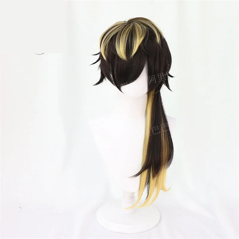 DRB Jyushi Aimono Cosplay Division Rap Battle Cosplay Hypnosis Mic Cosplay Wig Anime Heat Resistant Synthetic Wigs + Wig Cap