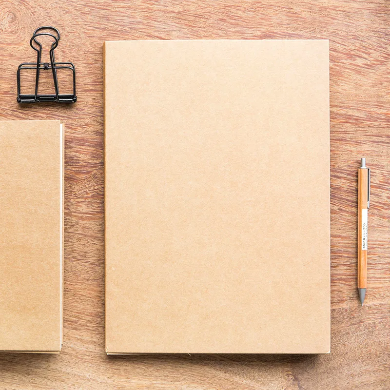 New Arrival White/Kraft Paper Inner Page Notebook Art Students Sketch Book Office Memo Children Graffiti School Stationery