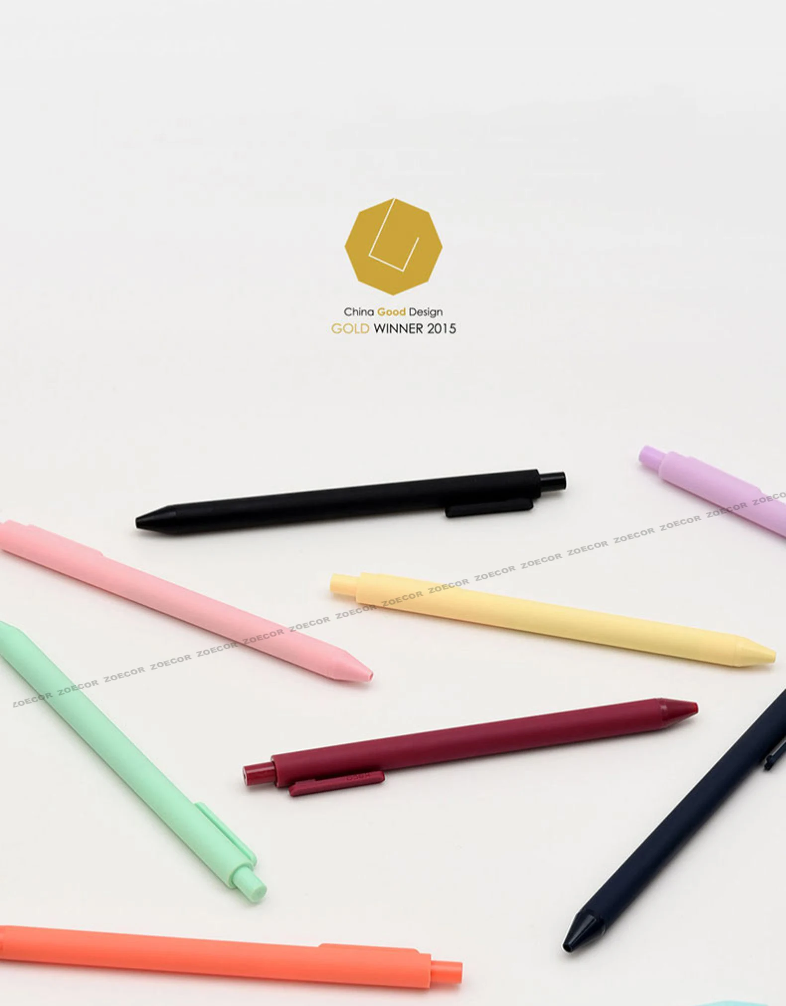 KACO Sign Pen Gel Pen 0.5mm Refill Smooth Ink Writing Durable Signing Pen 5 Colors Vintage Color Macarons Pens Gift Set