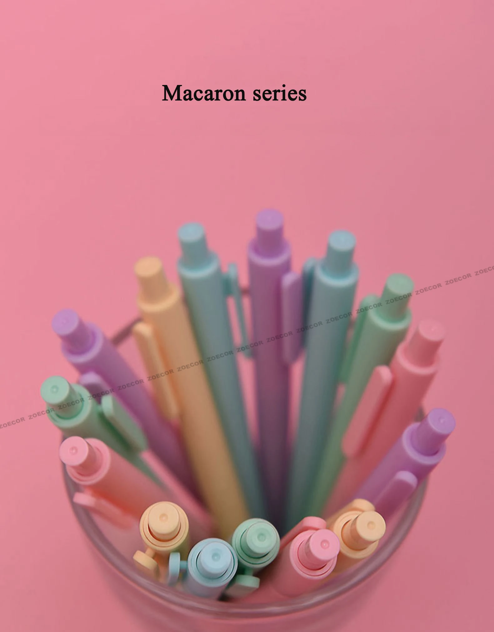KACO Sign Pen Gel Pen 0.5mm Refill Smooth Ink Writing Durable Signing Pen 5 Colors Vintage Color Macarons Pens Gift Set