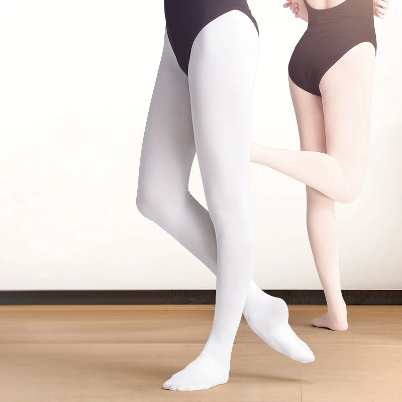 Black White Ballet Leotards For Women Long Sleeve Mesh Splice Adult Ballet Dance Wear Gymnastics Leotard Bodysuit