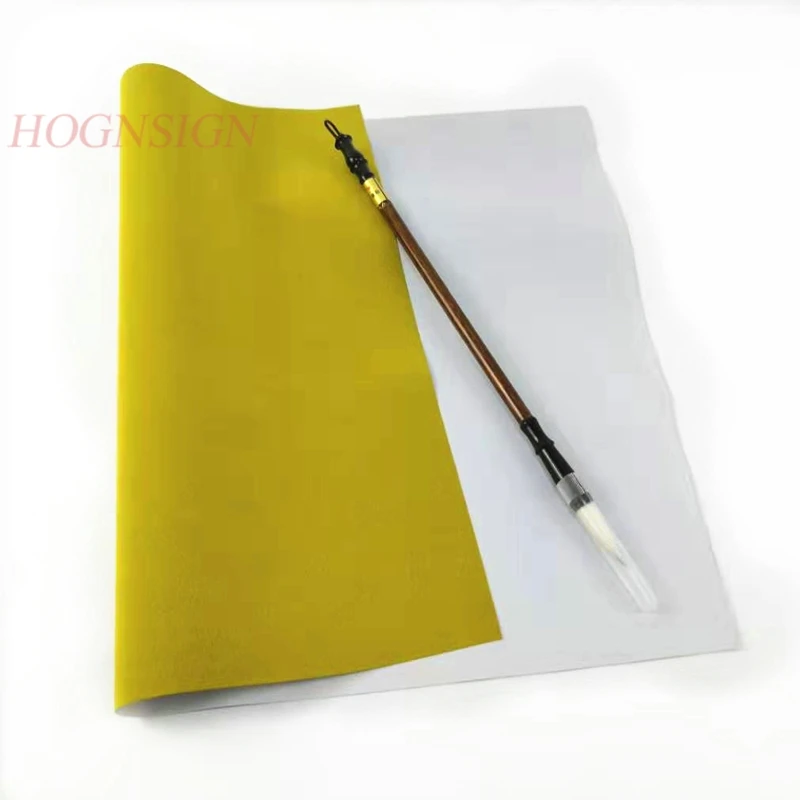 Water Drawing Cloth And Writing Brush Thicken Blank Calligraphy Practice Imitation Painting Magic Paper Repeat Educational