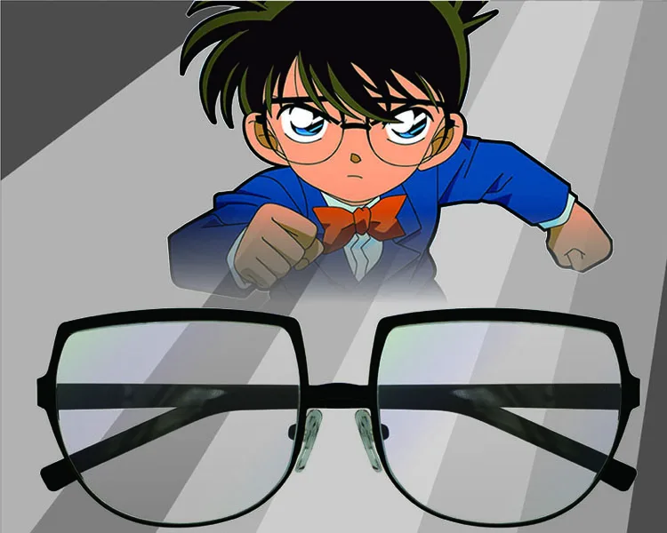 Detective Conan Cosplay Prop Case Closed Glasses Daily Prescription Myopia Optical Reading Eyeglasses Accessory Gift