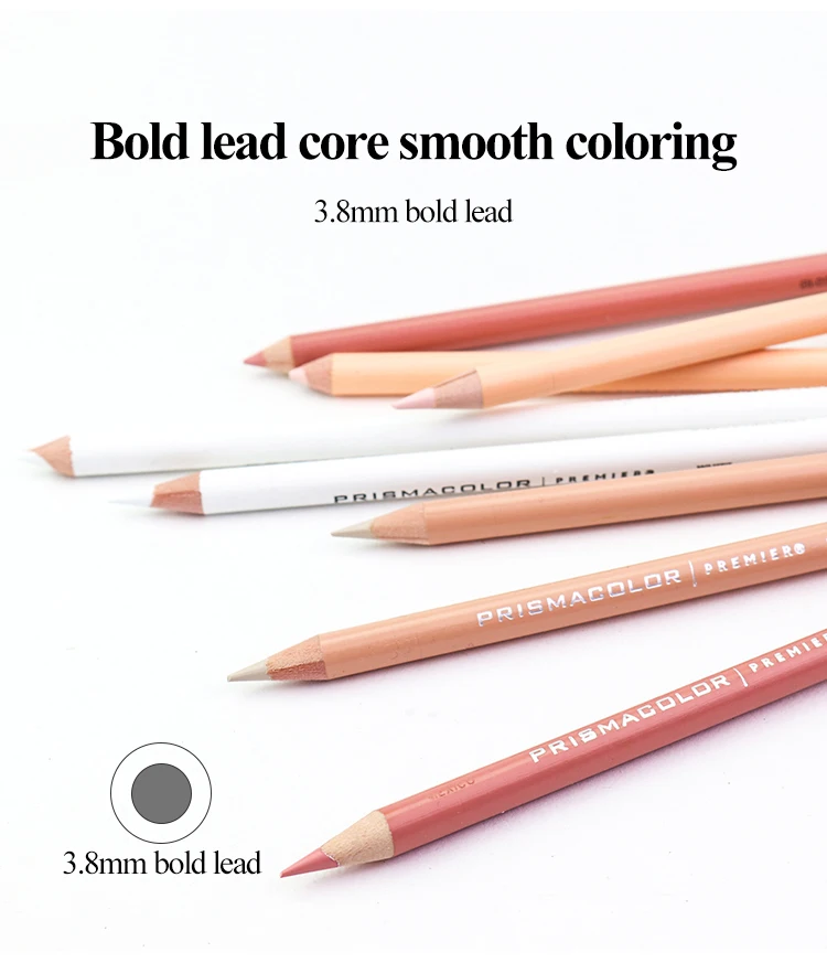 PRISMACOLOR Professional Oily Colored Pencils 12pcs Lapis de cor Sketch Colored Pencil Art Drawing Supplies PC927/938/1092/1093