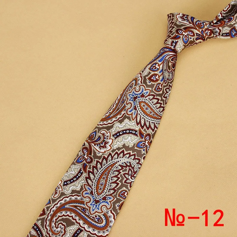 New Designs Classic Silk Men Tie Floral Plaid 9cm Red Printed Necktie Gravata Ties for Men Formal Wear Business Wedding Neckties