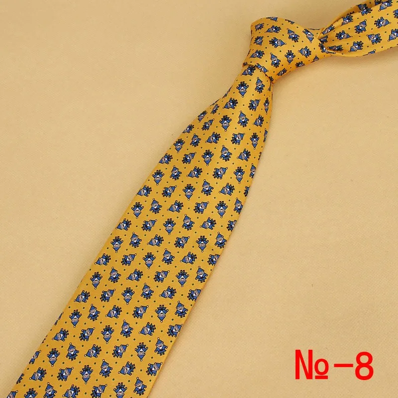 New Designs Classic Silk Men Tie Floral Plaid 9cm Red Printed Necktie Gravata Ties for Men Formal Wear Business Wedding Neckties