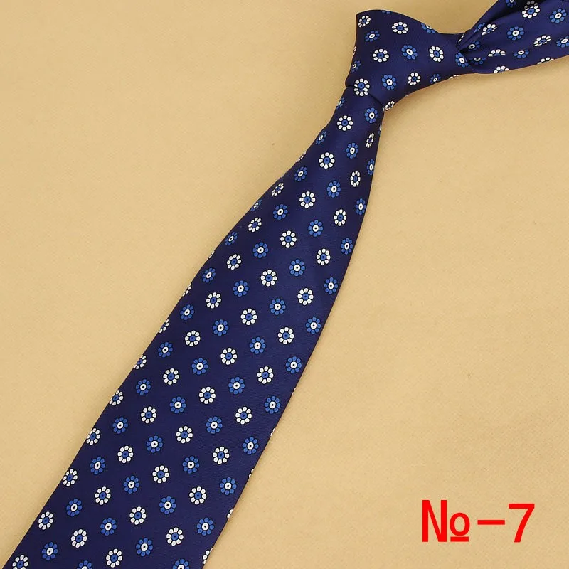 New Designs Classic Silk Men Tie Floral Plaid 9cm Red Printed Necktie Gravata Ties for Men Formal Wear Business Wedding Neckties